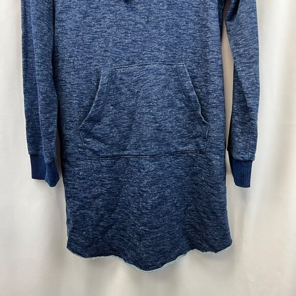 Universal Thread Womens Sweatshirt Dress Hooded Blue/White Size Small New - Picture 4 of 9